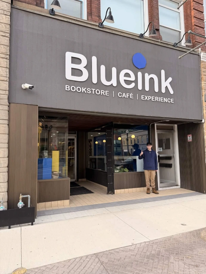 Front of Blueink Bookstore