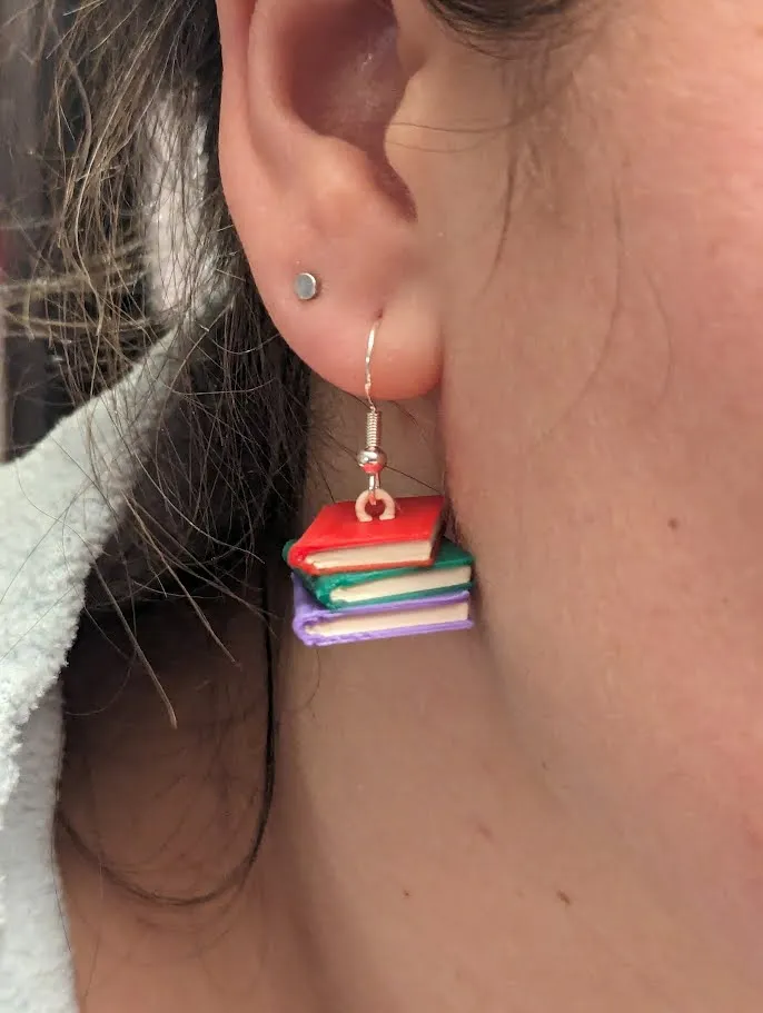 Book Stack - Earring's