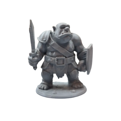 Orc Warrior - Mini (Grey)
