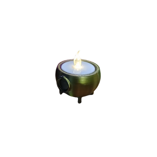 Cauldron Tea Lights - Mini (purple)